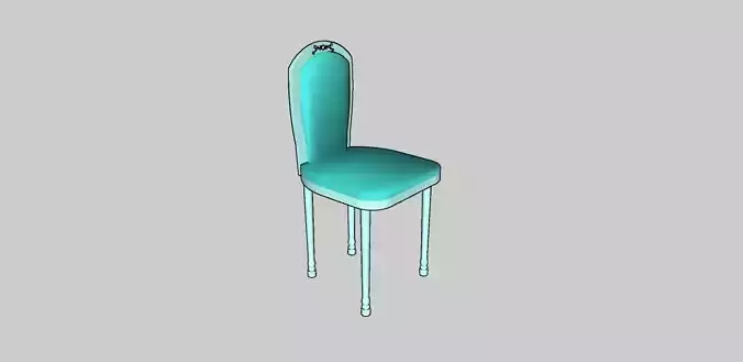 chair 2 turquoise