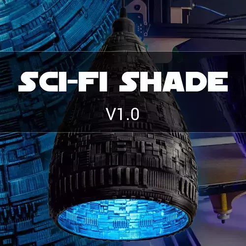 Sci-Fi Lamp Shade 3D print model