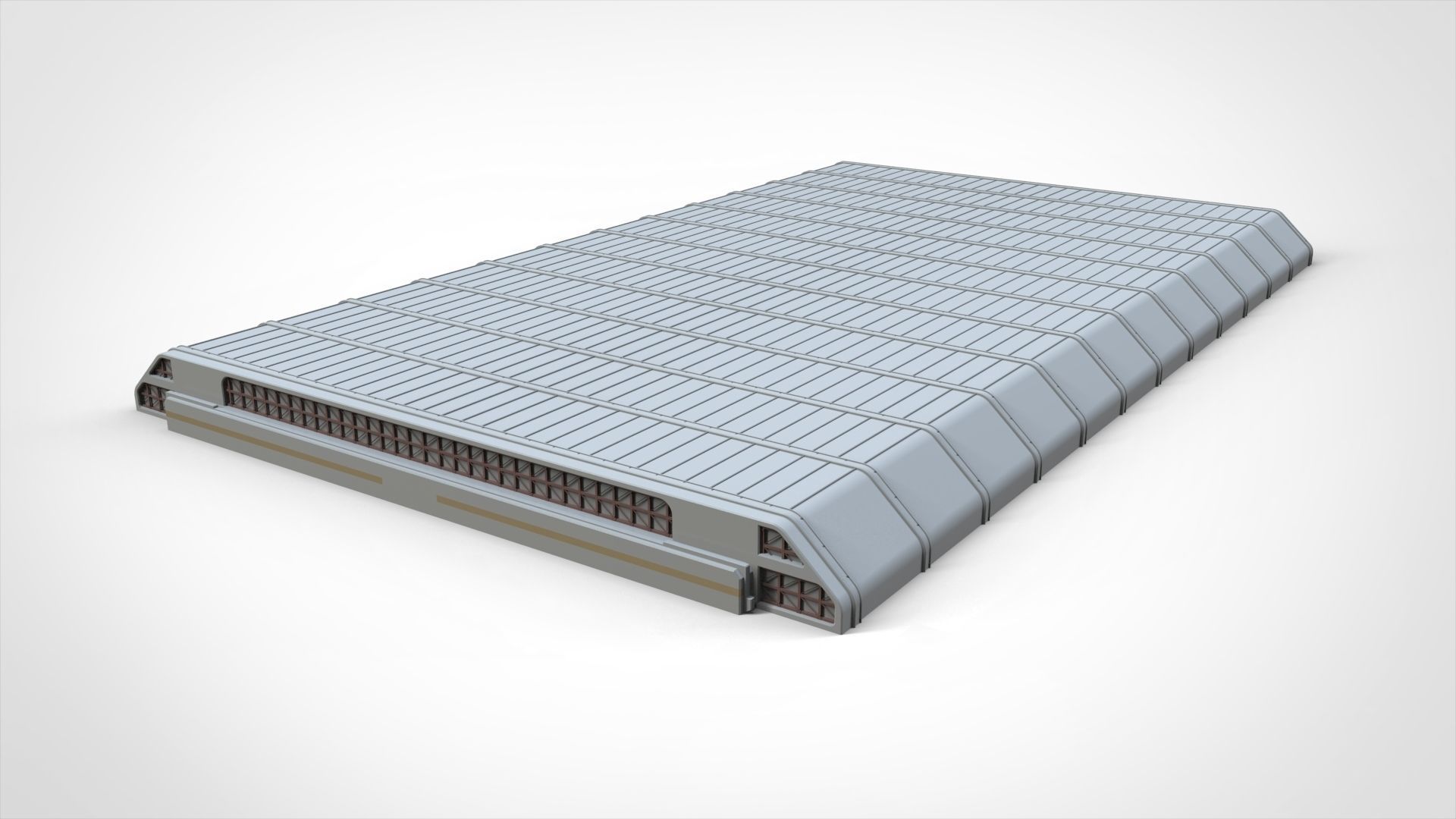 sci-fi architecture 7 3D model_2