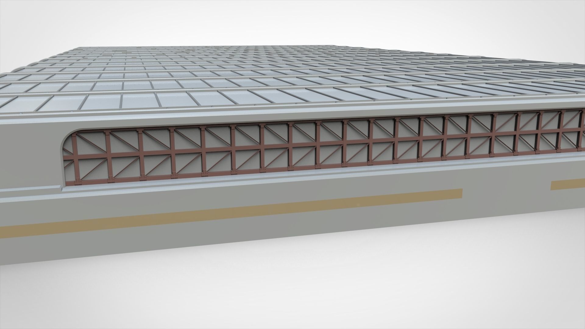 sci-fi architecture 7 3D model_6