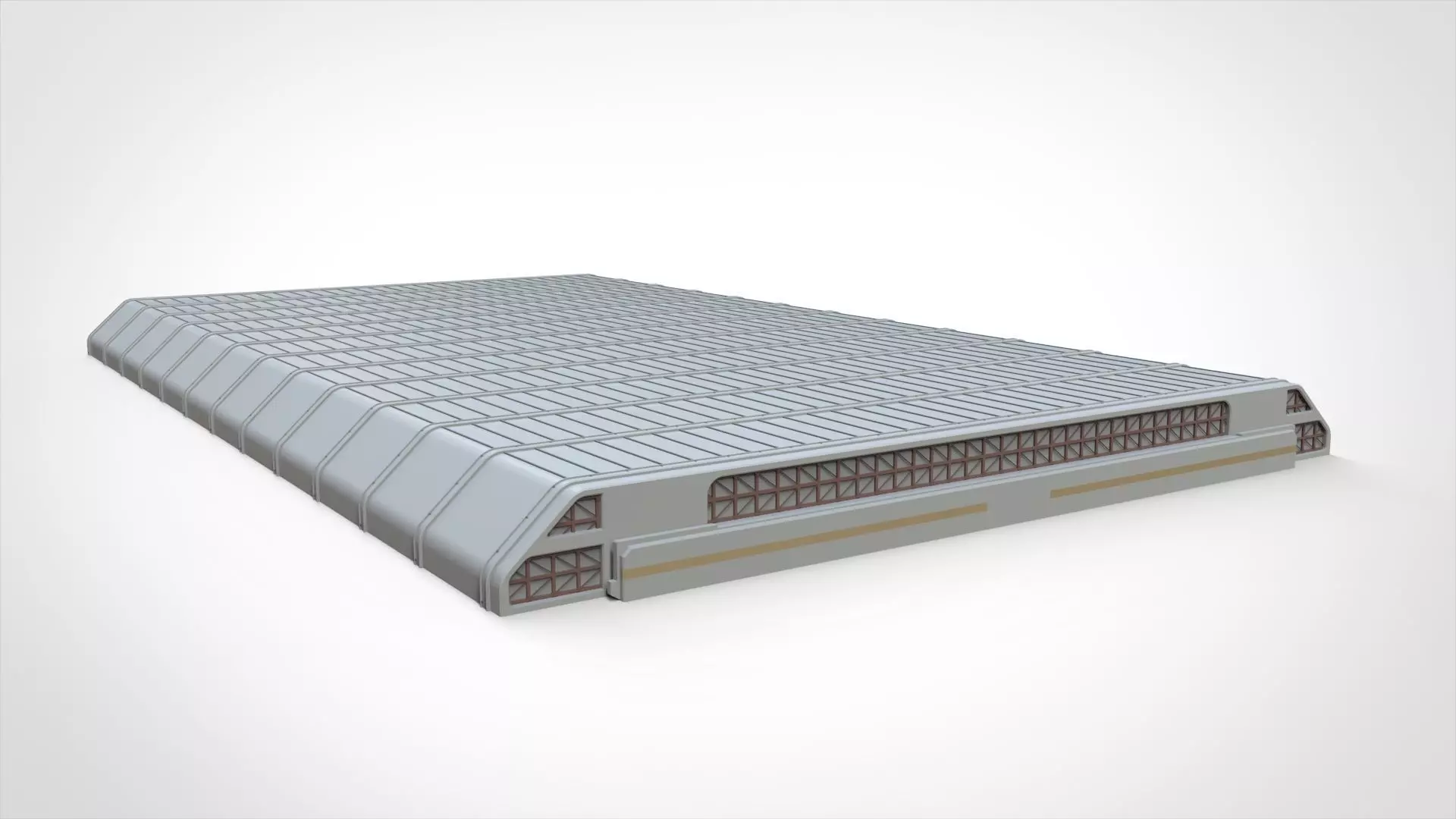 sci-fi architecture 7 3D model_0