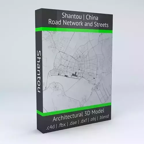 Shantou Road Network and Streets