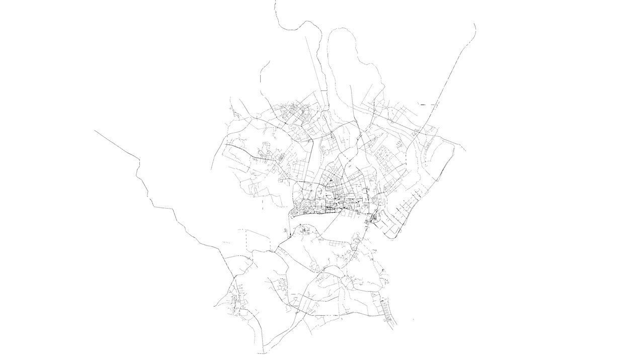 Shantou Road Network and Streets 3D model_10