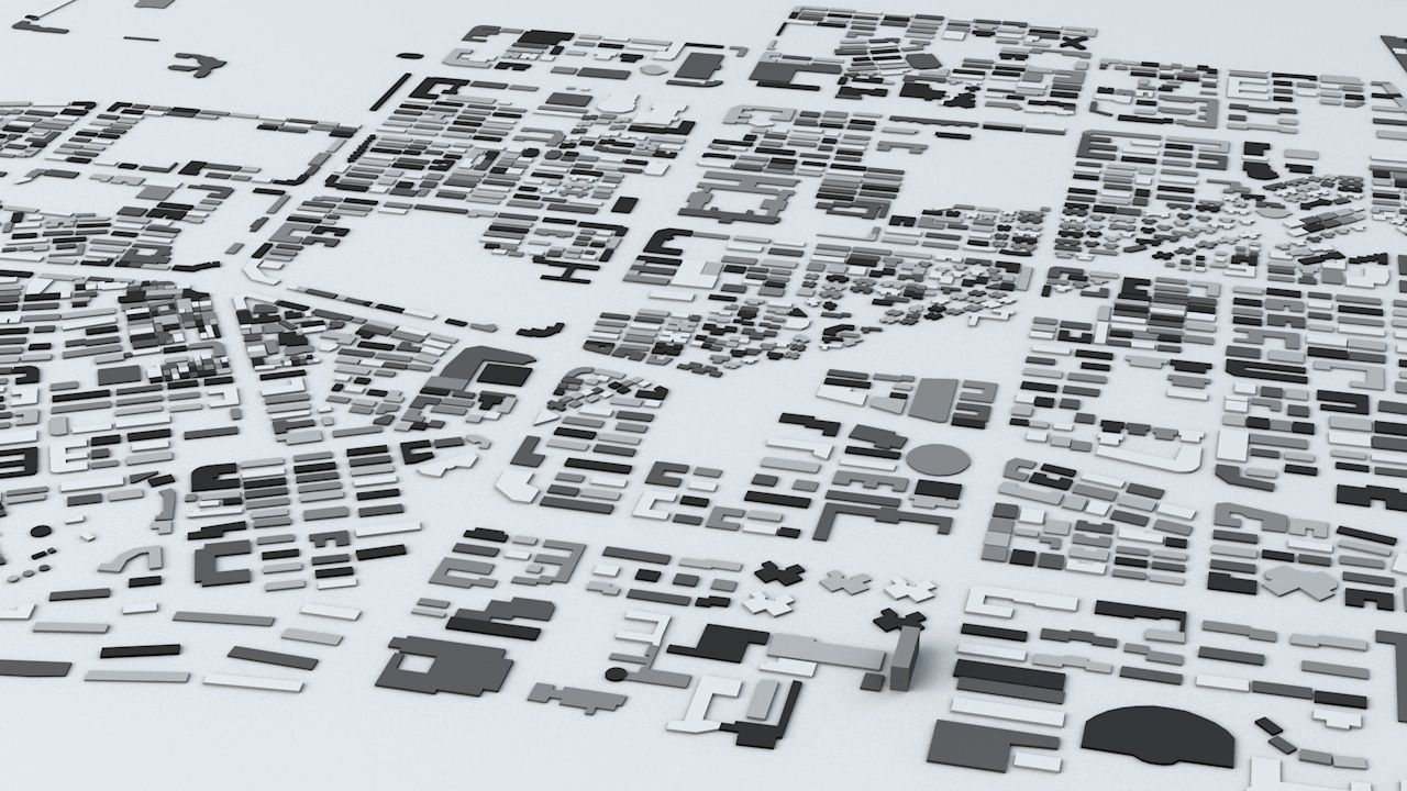 Shantou Streets and Buildings 3D model_3