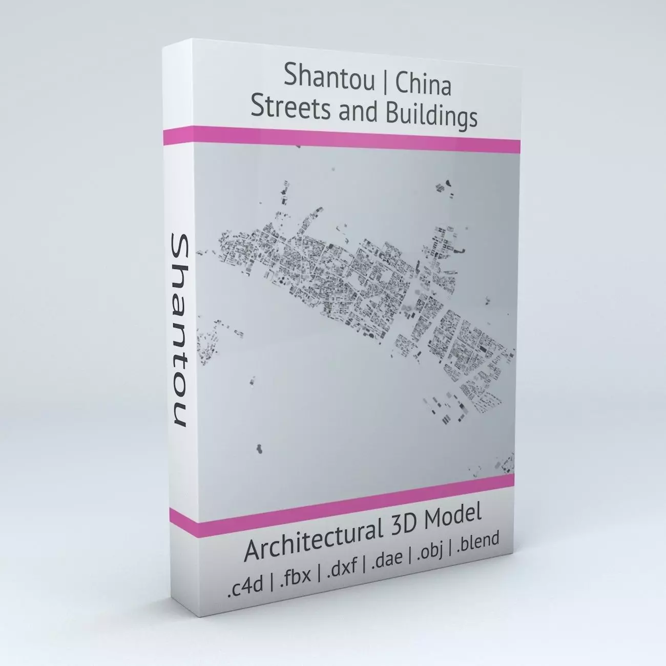 Shantou Streets and Buildings 3D model_0