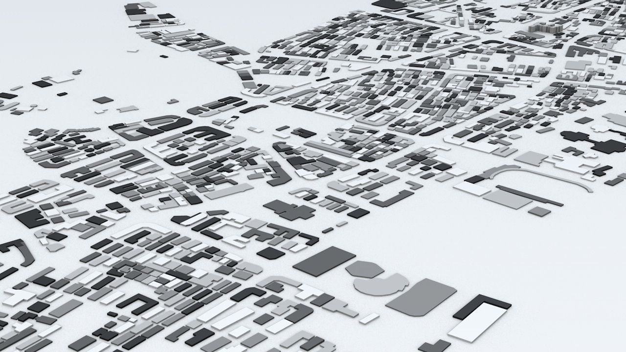 Shantou Streets and Buildings 3D model_5