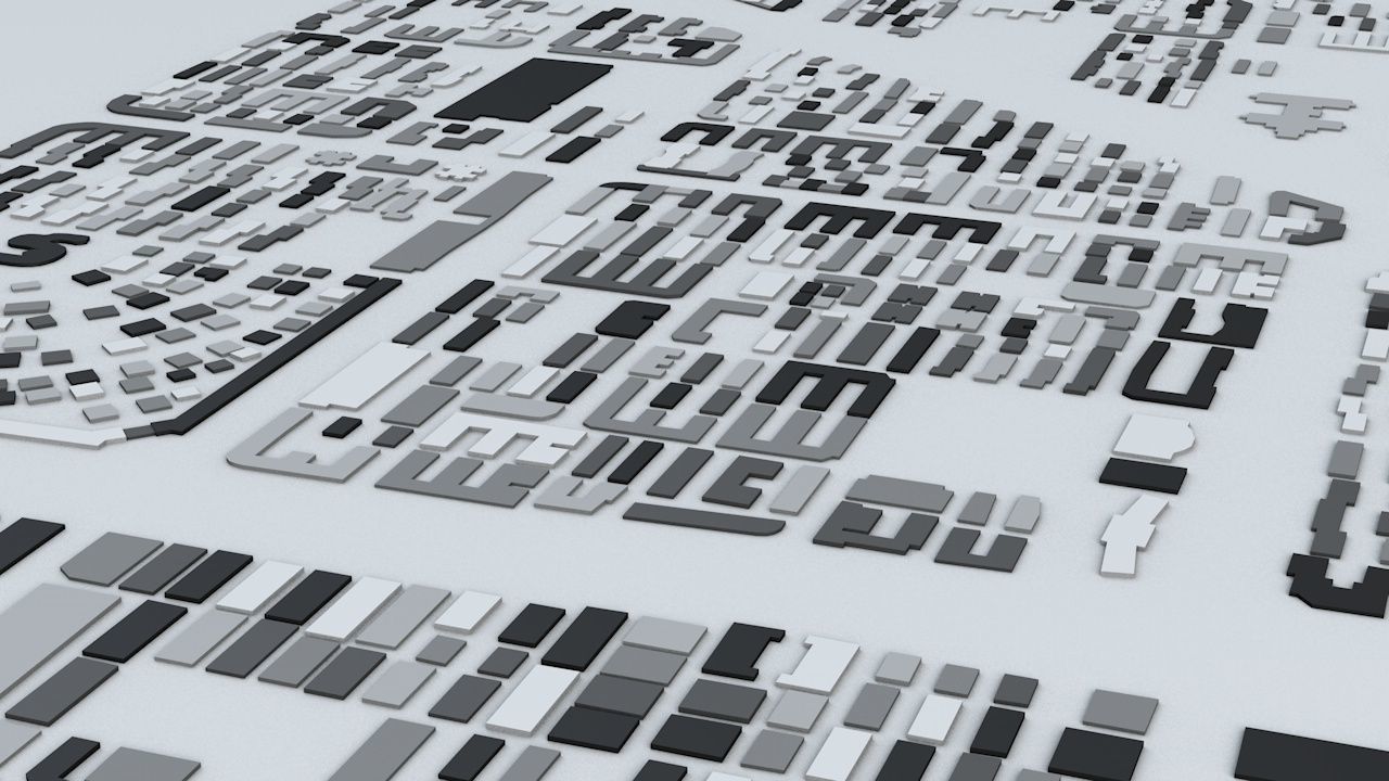 Shantou Streets and Buildings 3D model_6