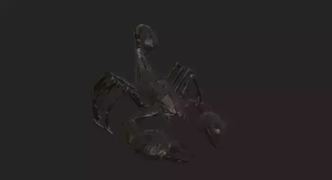 Scorpion Statue 3D Model