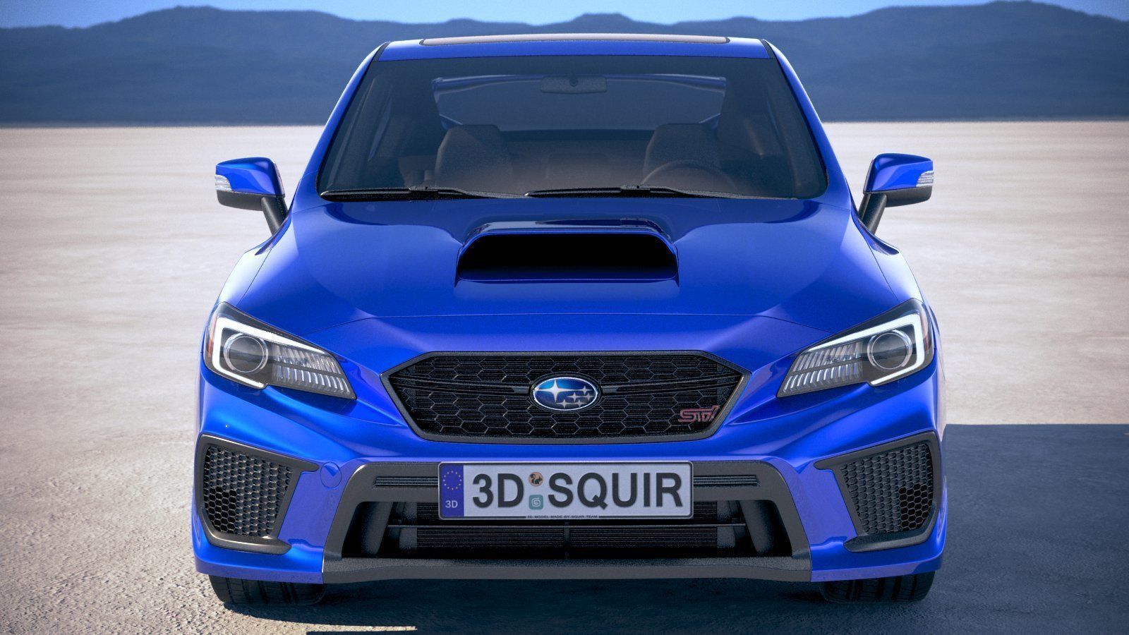Subaru WRX STI s209 2019 3D model_9