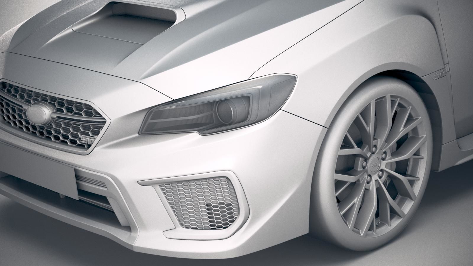 Subaru WRX STI s209 2019 3D model_18