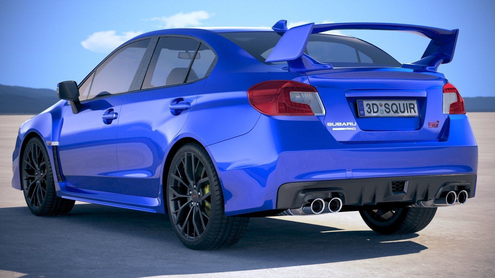 Subaru WRX STI s209 2019 3D model_13