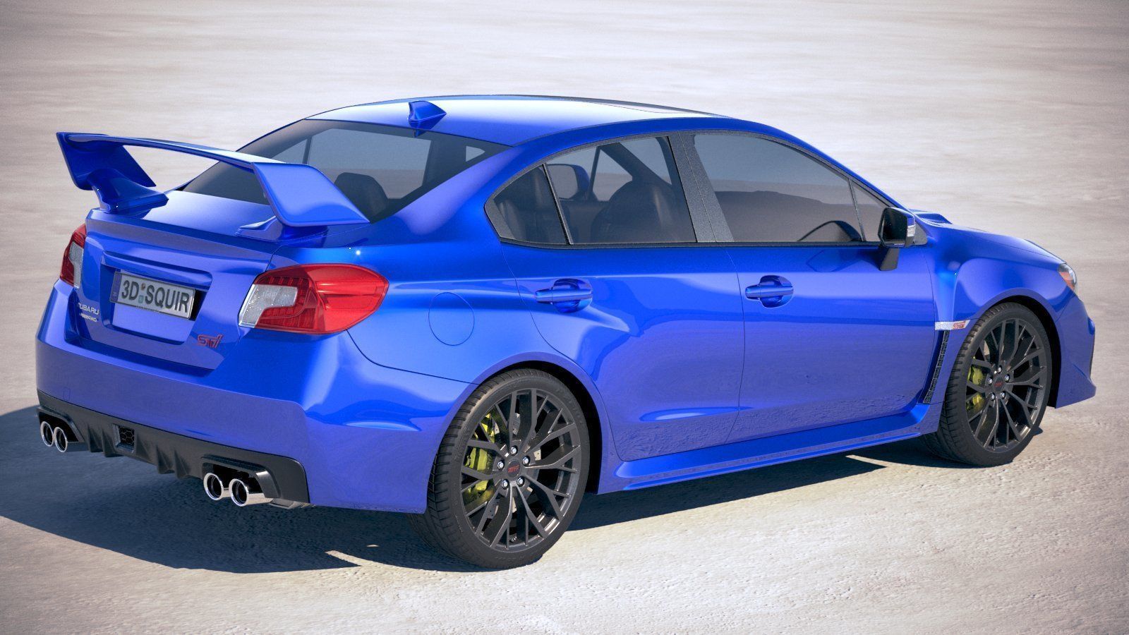 Subaru WRX STI s209 2019 3D model_4