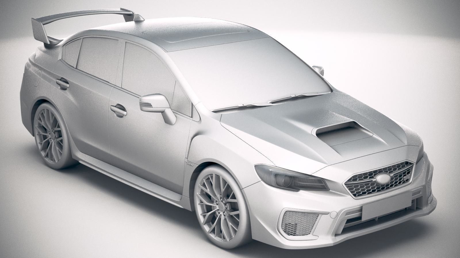 Subaru WRX STI s209 2019 3D model_21
