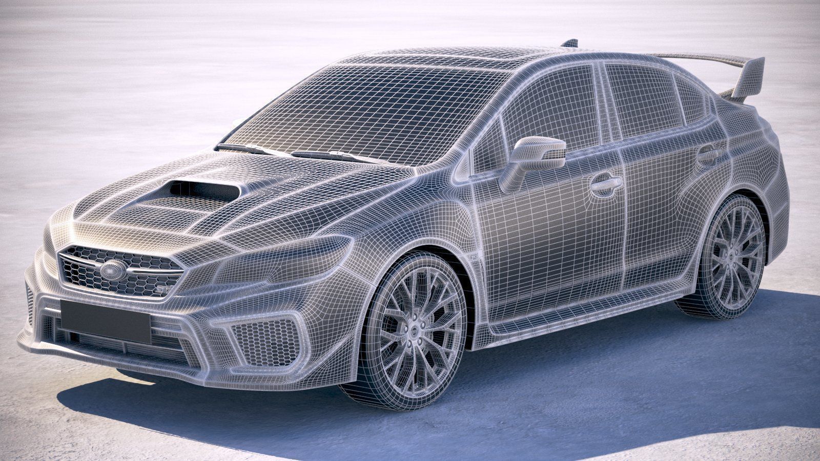 Subaru WRX STI s209 2019 3D model_24