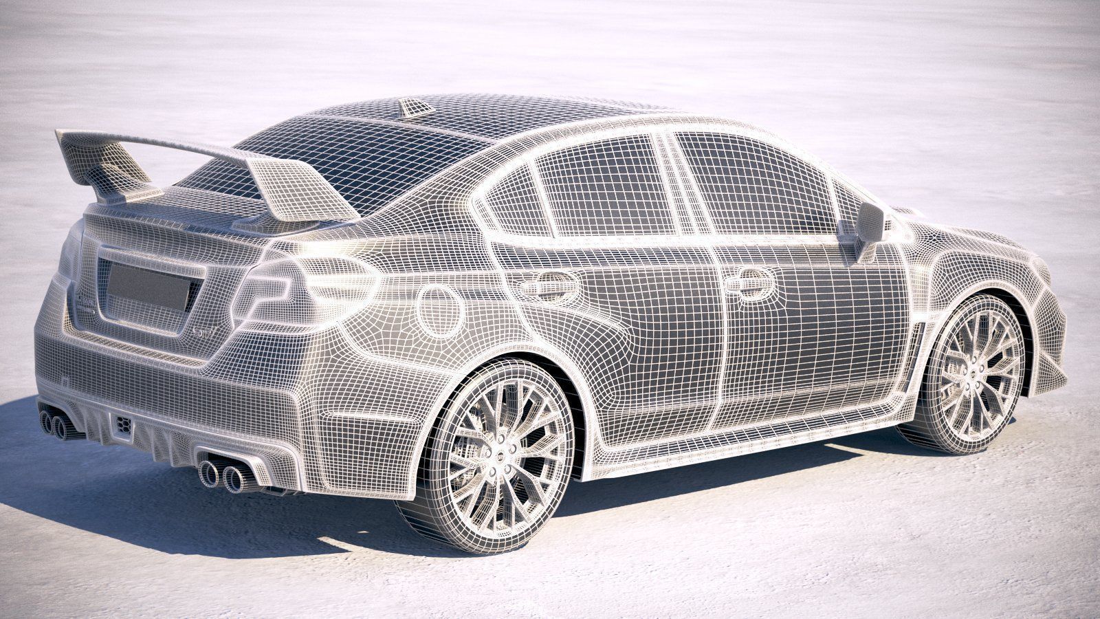 Subaru WRX STI s209 2019 3D model_25