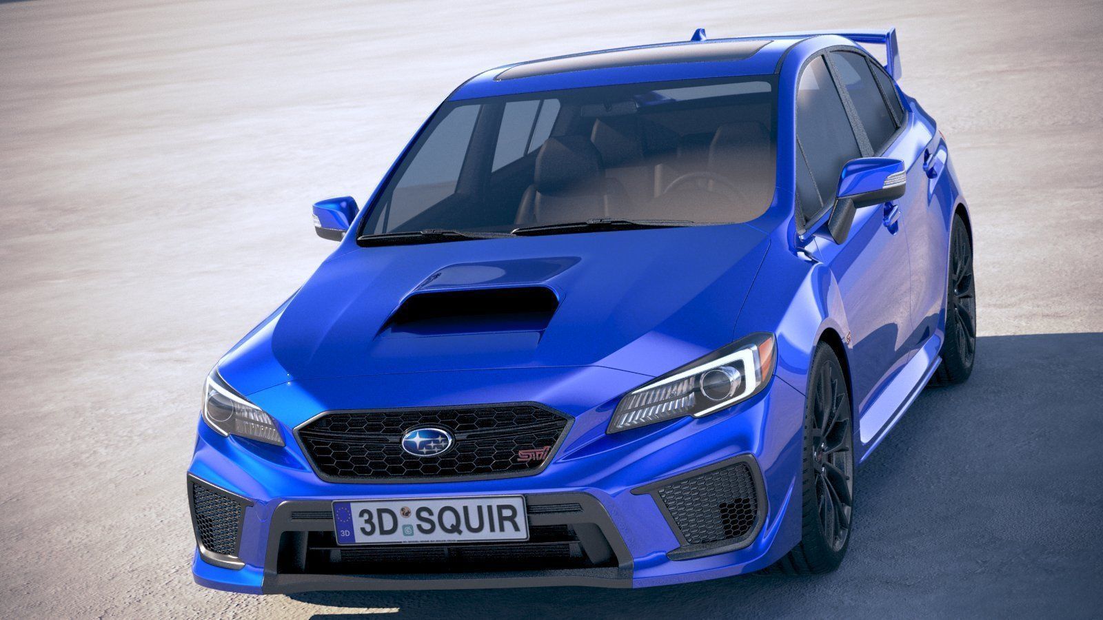 Subaru WRX STI s209 2019 3D model_1