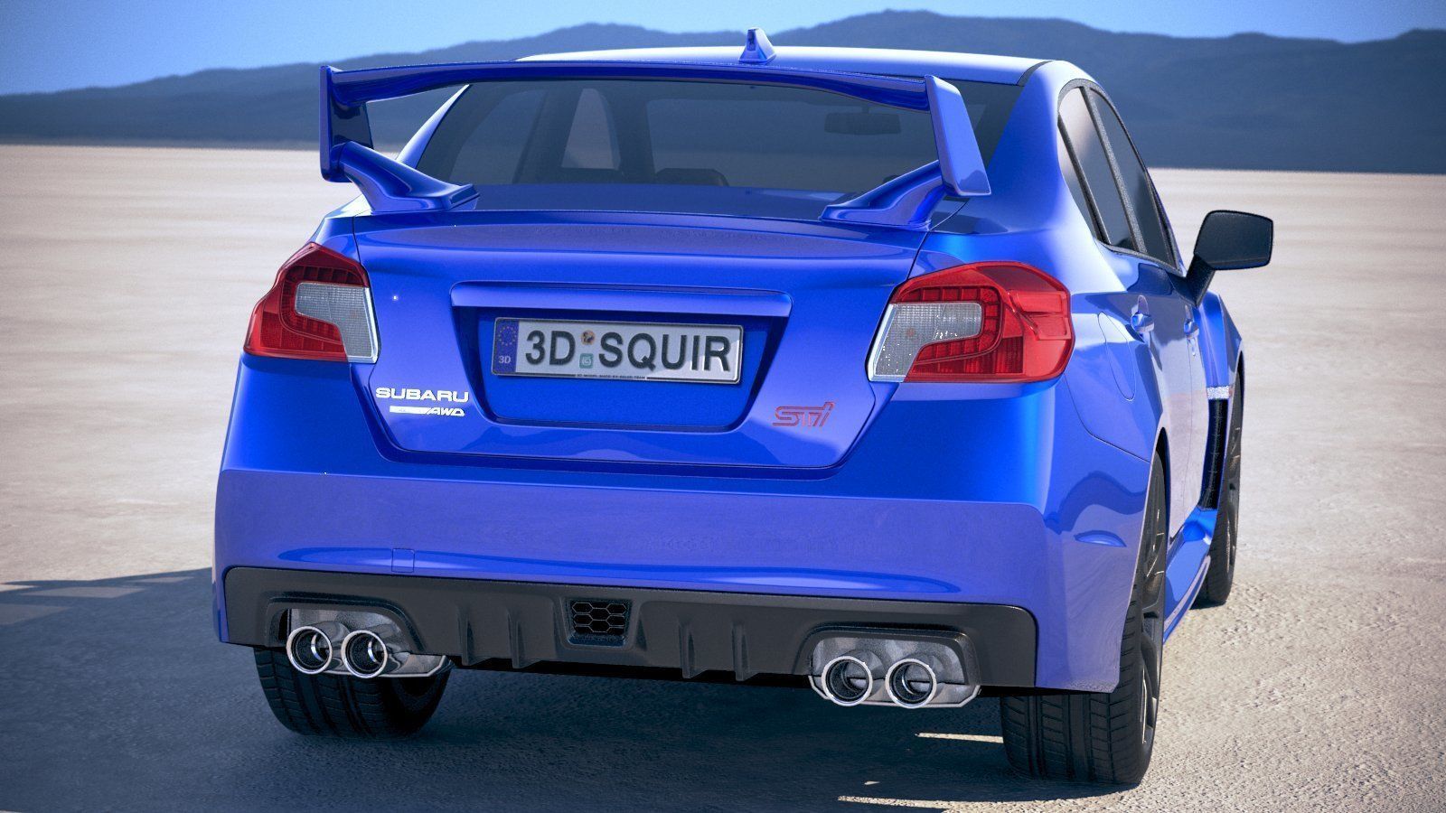 Subaru WRX STI s209 2019 3D model_5