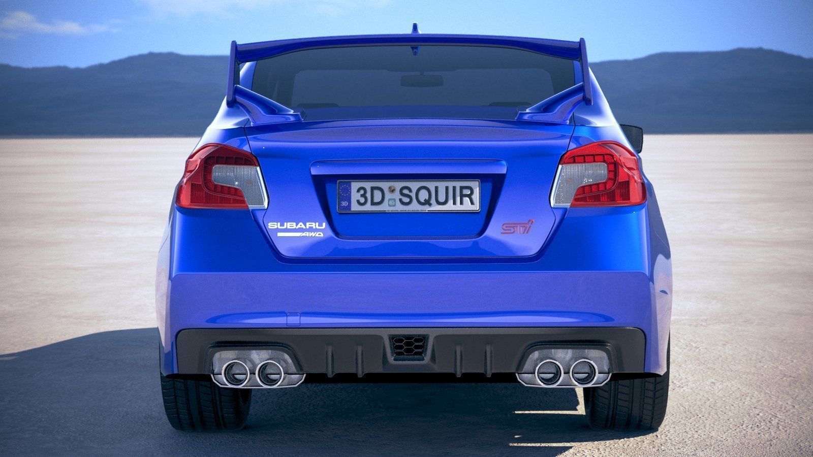 Subaru WRX STI s209 2019 3D model_10