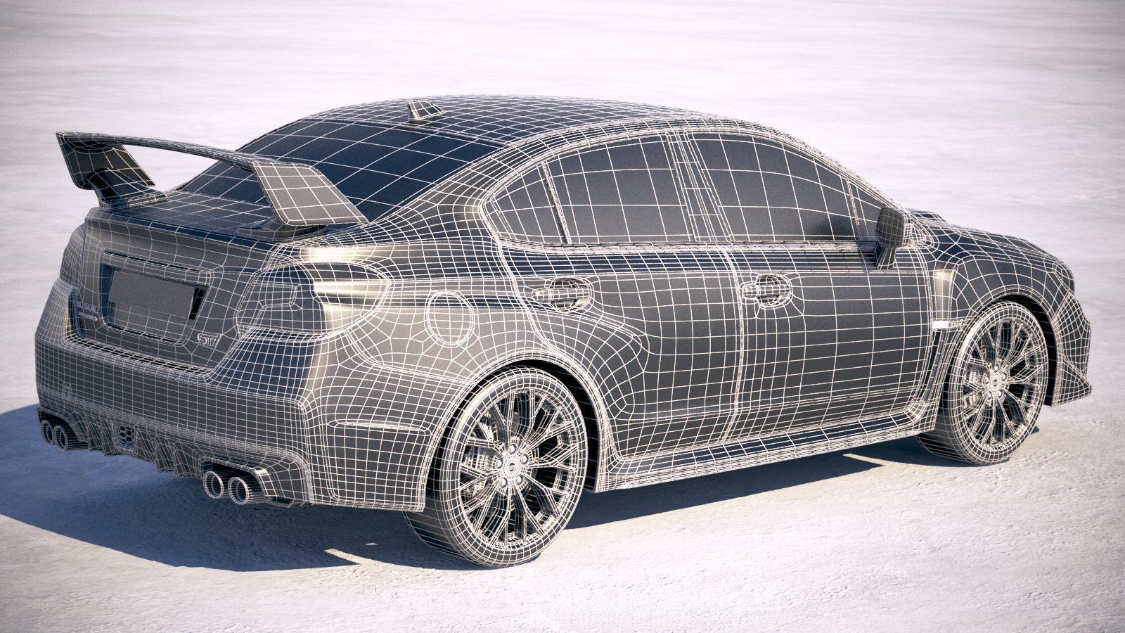 Subaru WRX STI s209 2019 3D model_27