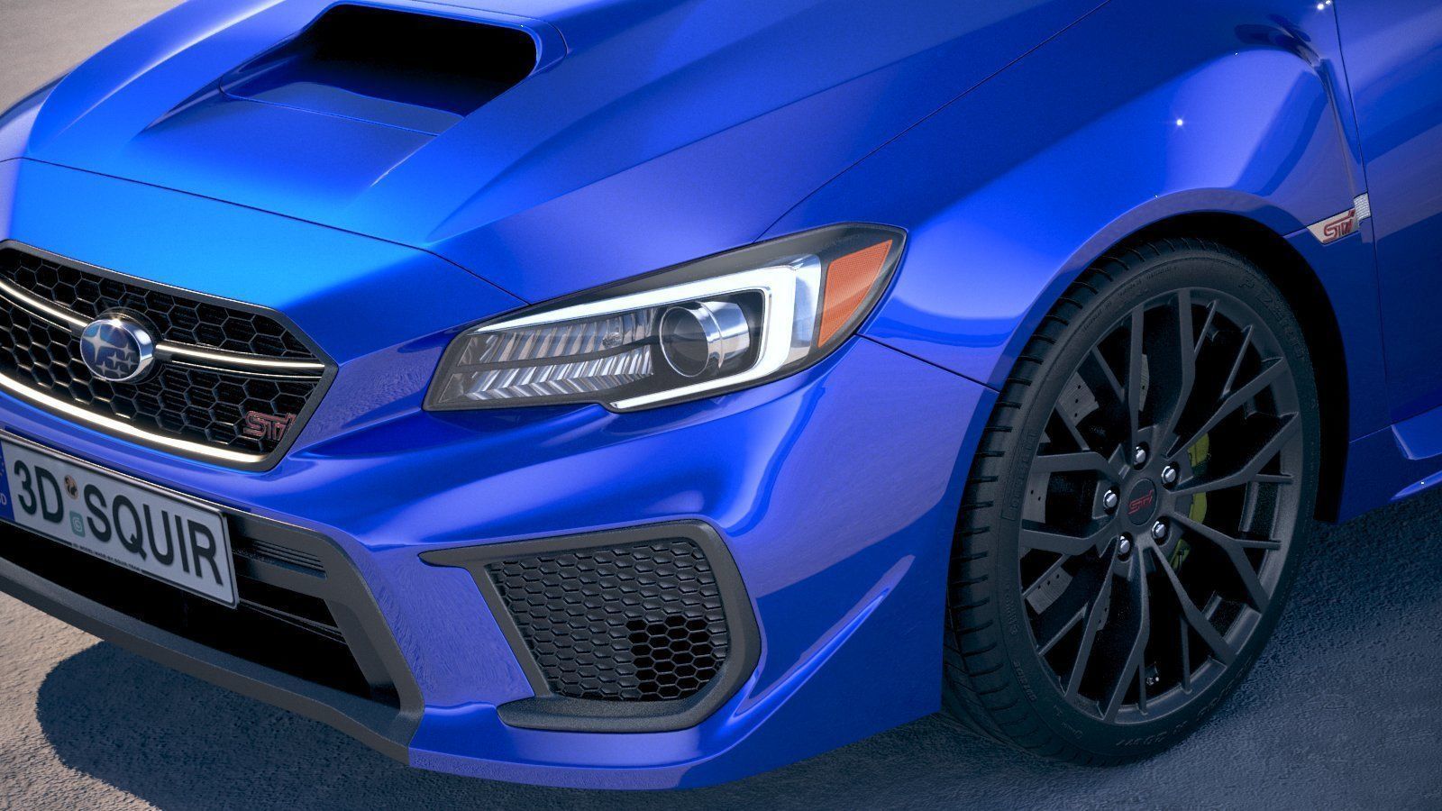 Subaru WRX STI s209 2019 3D model_2
