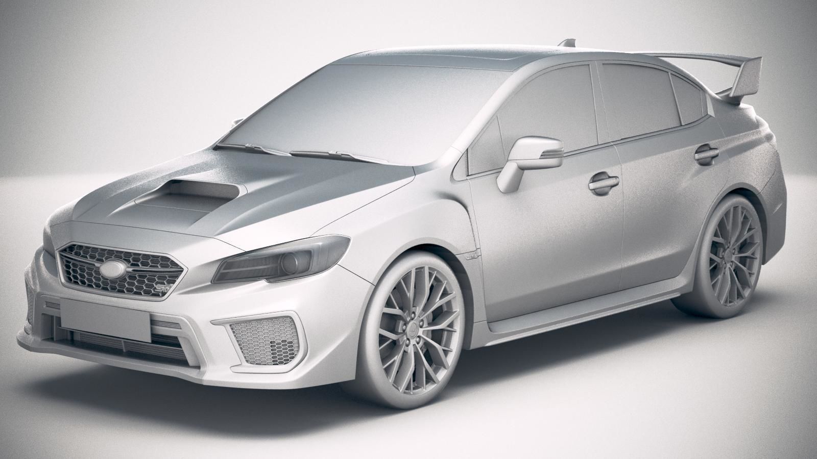 Subaru WRX STI s209 2019 3D model_17