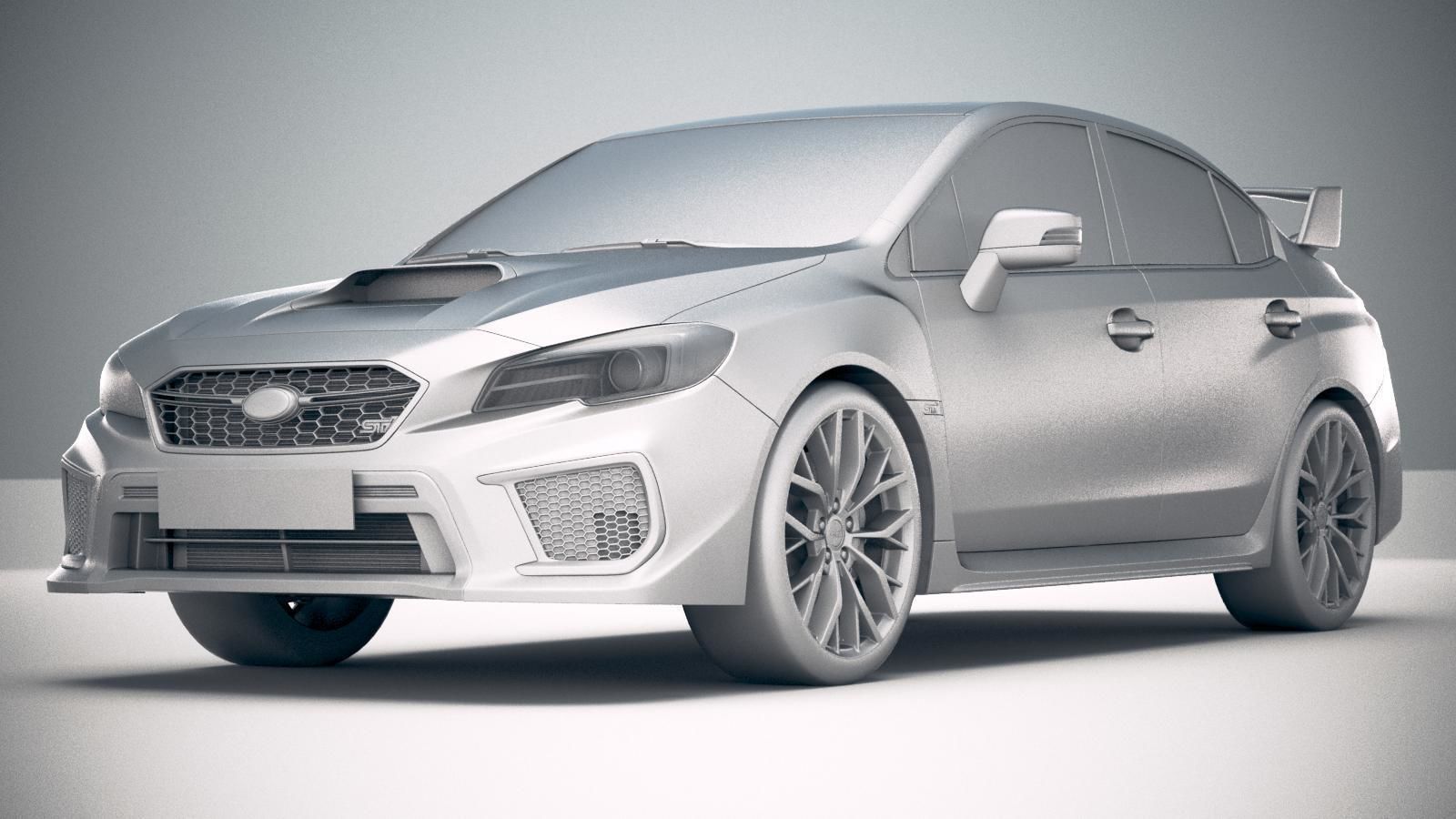 Subaru WRX STI s209 2019 3D model_22