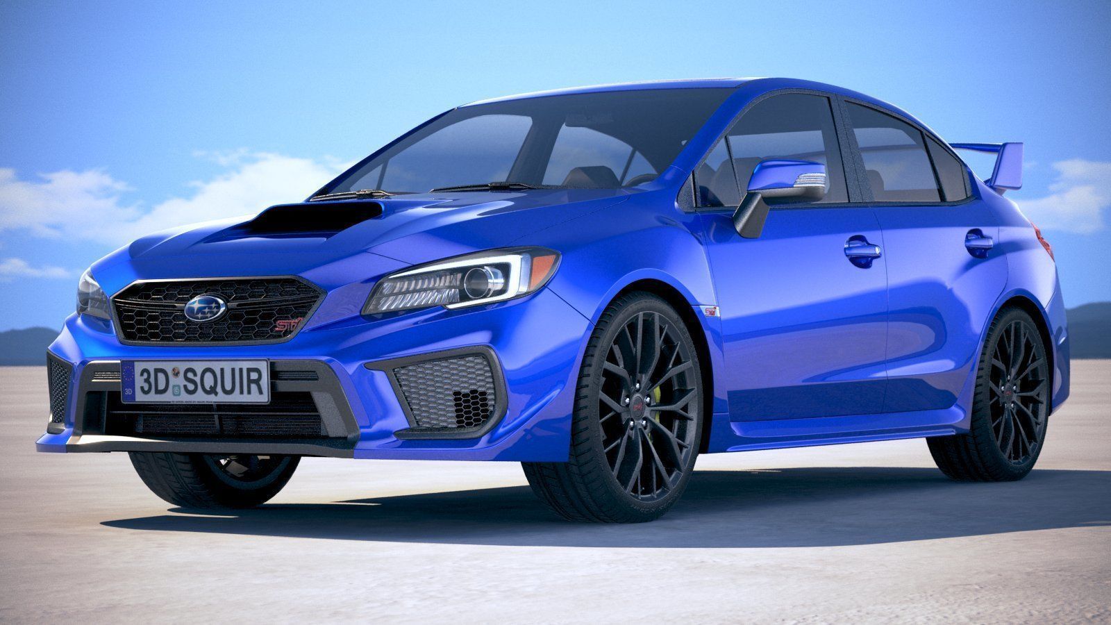 Subaru WRX STI s209 2019 3D model_12