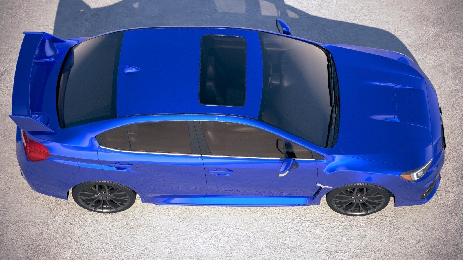 Subaru WRX STI s209 2019 3D model_7