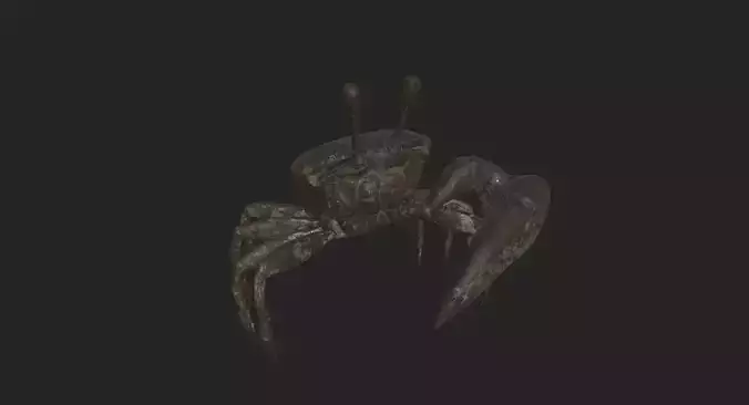 Crab Statue 3D model