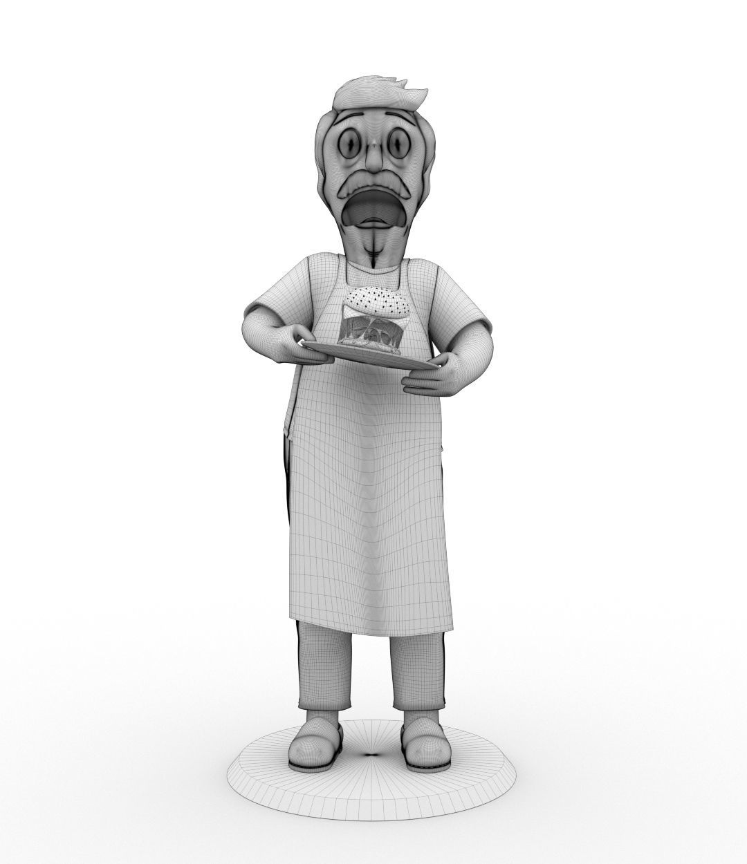 Bob Belcher 3D print model_5