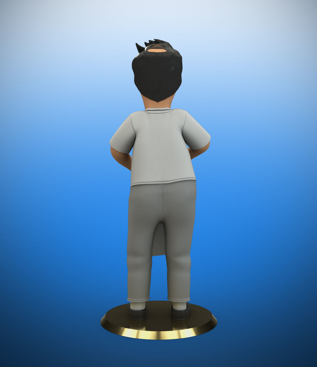 Bob Belcher 3D print model_4