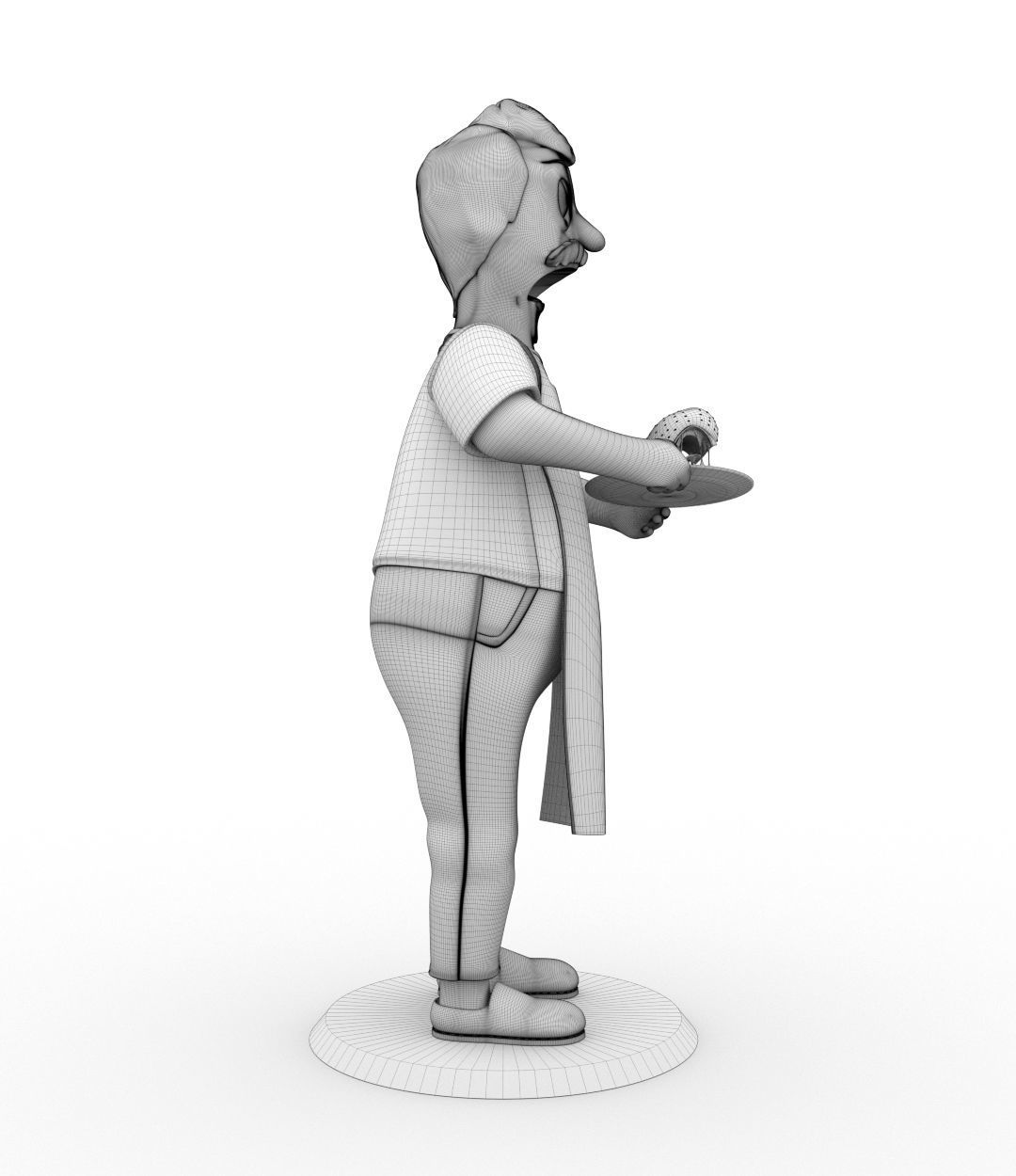 Bob Belcher 3D print model_6