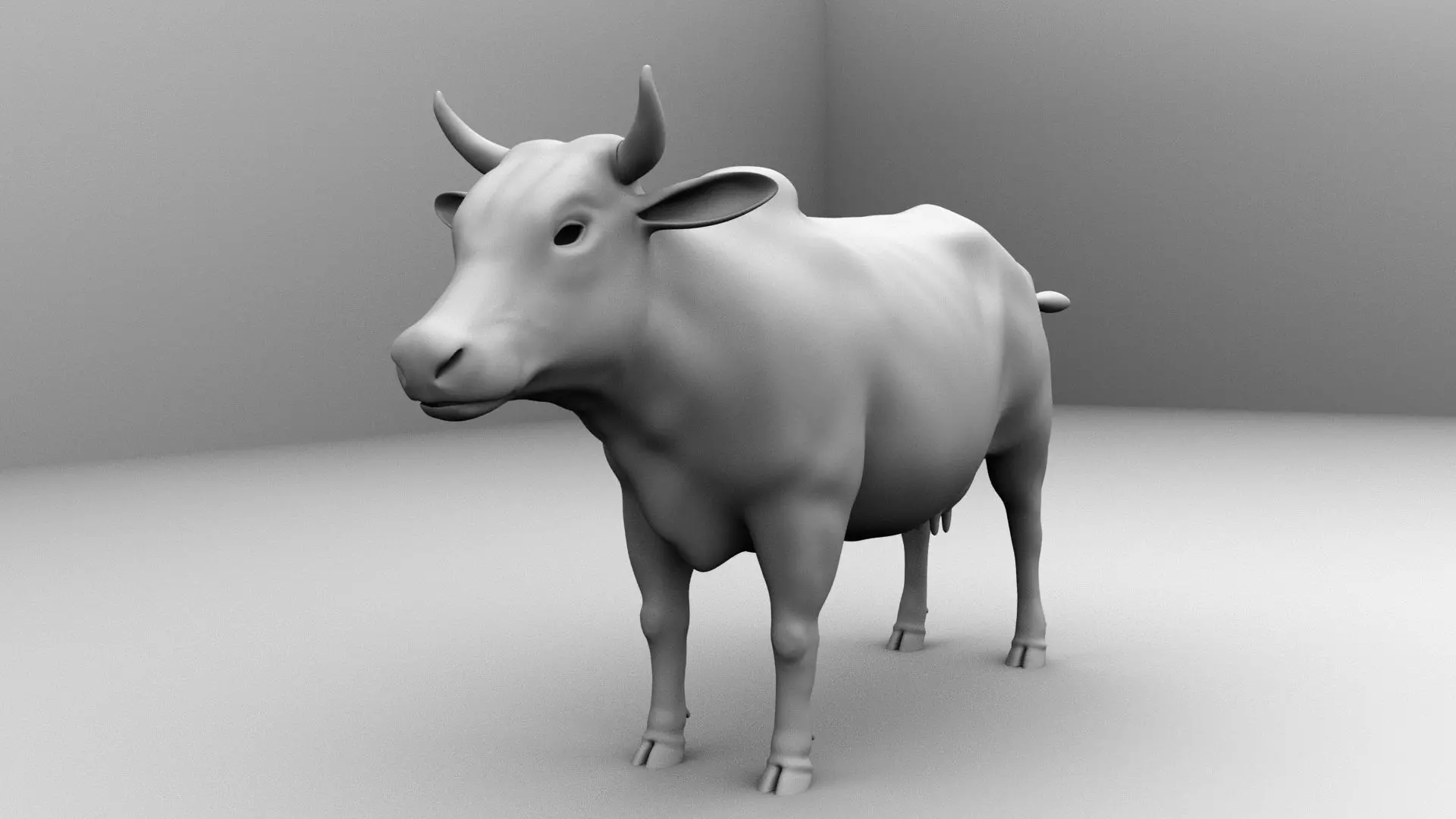 3D Cow 3D model