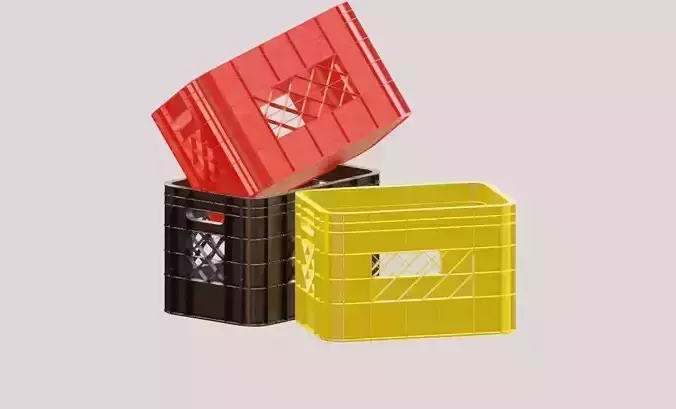 plastic crates 