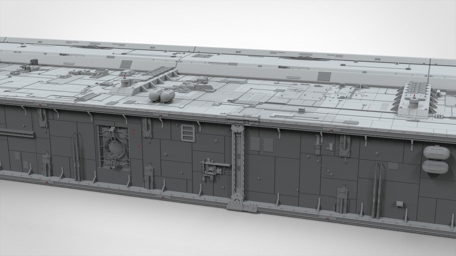 Sci-Fi architecture Elements collection 8 3D model_77