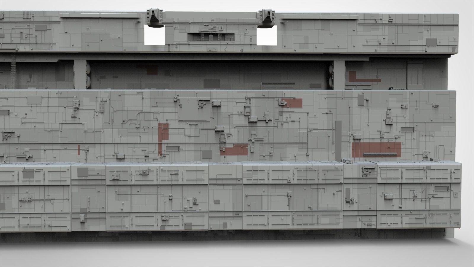 Sci-Fi architecture Elements collection 8 3D model_54