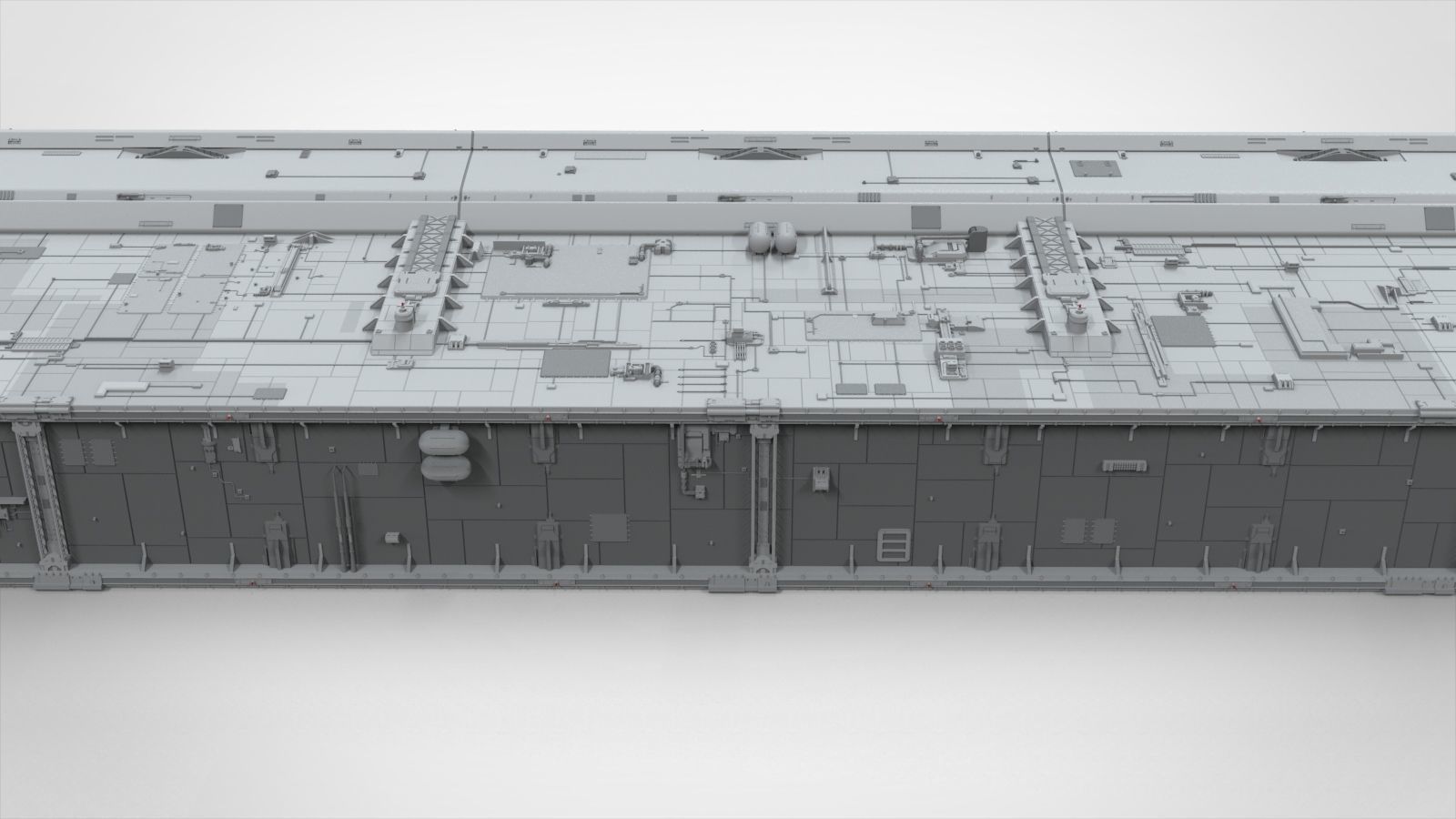 Sci-Fi architecture Elements collection 8 3D model_70