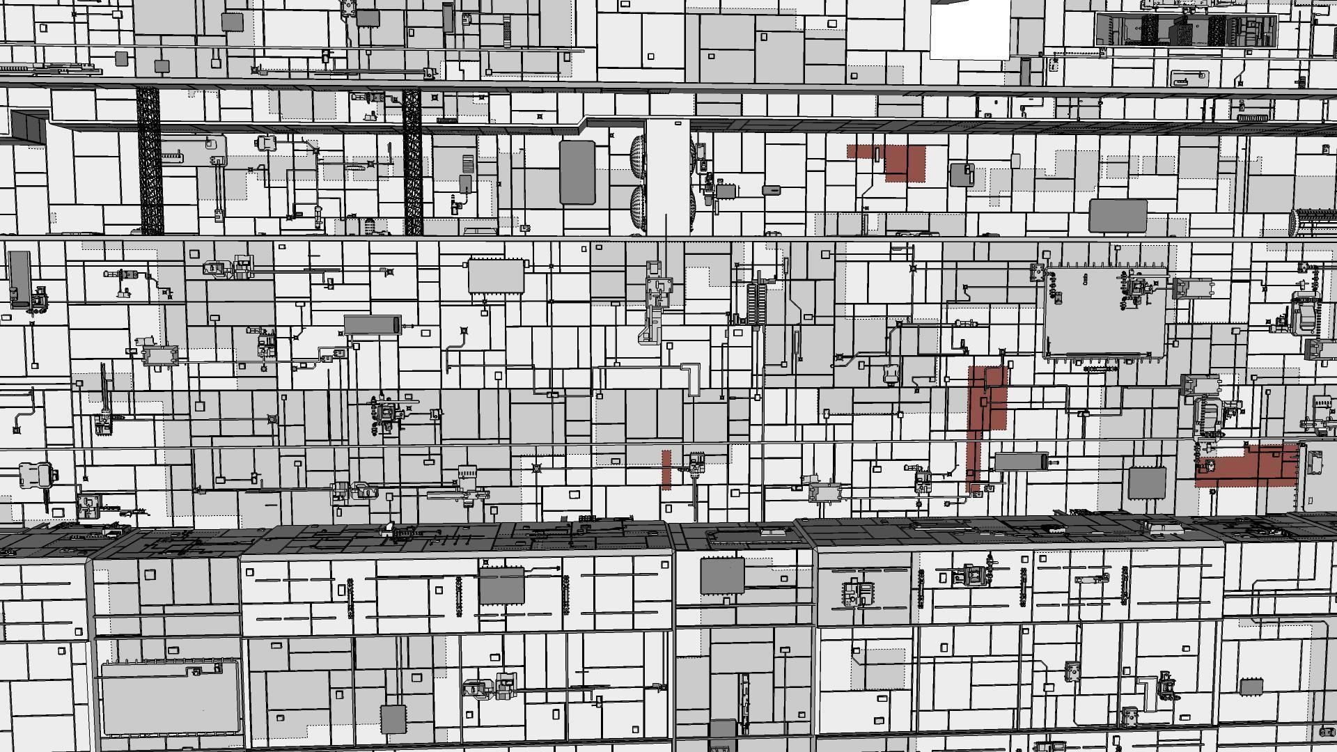 Sci-Fi architecture Elements collection 8 3D model_100