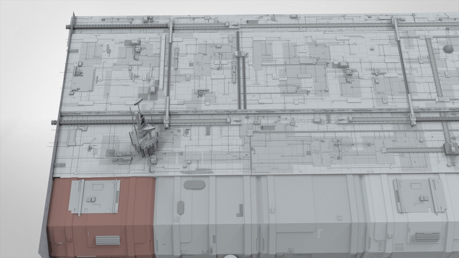 Sci-Fi architecture Elements collection 8 3D model_40