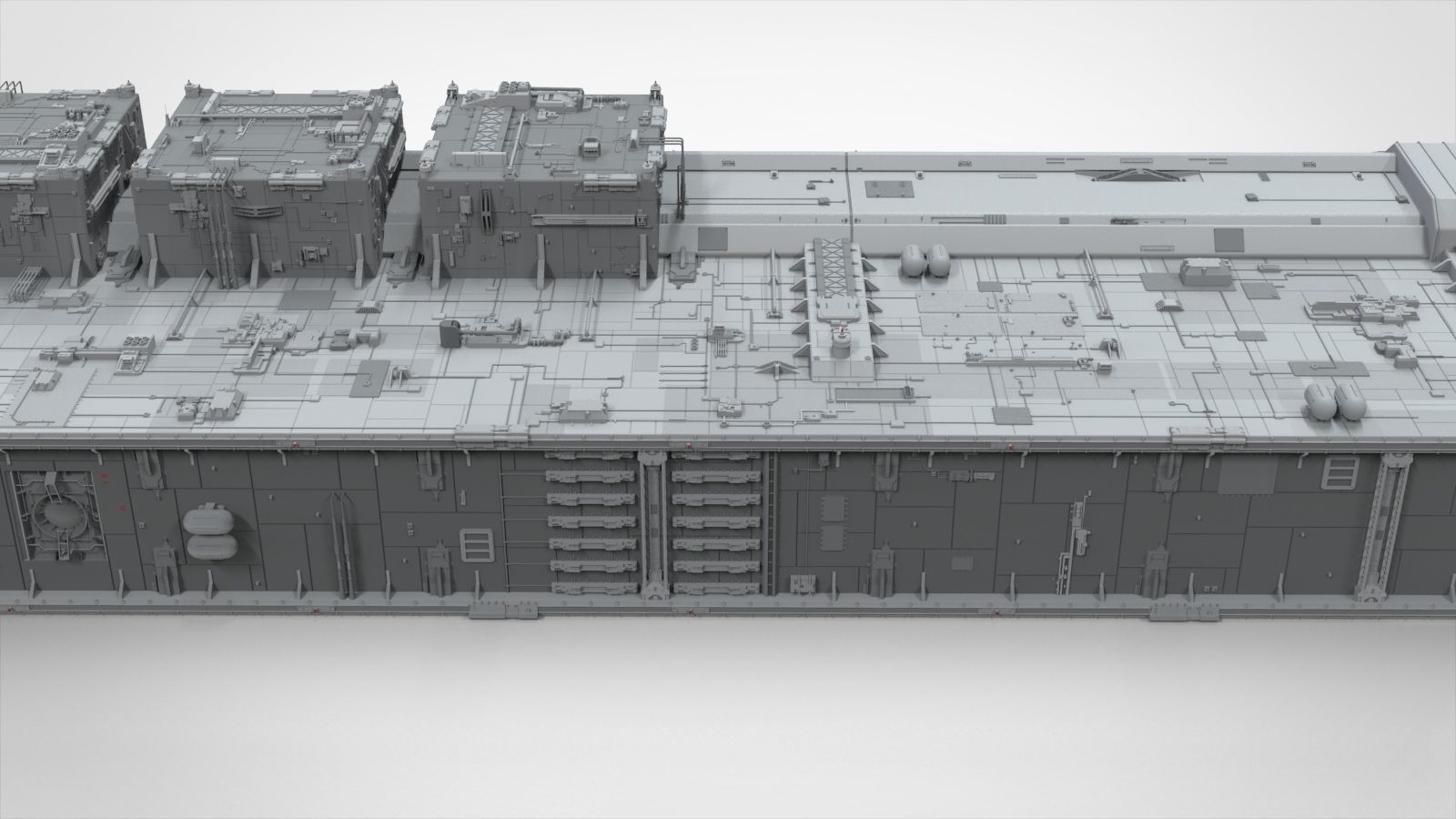 Sci-Fi architecture Elements collection 8 3D model_72