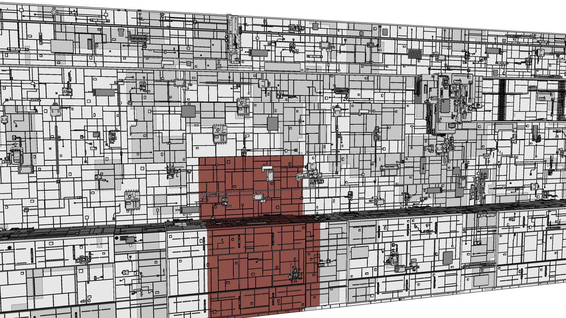 Sci-Fi architecture Elements collection 8 3D model_99