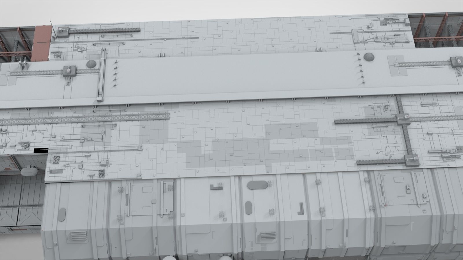 Sci-Fi architecture Elements collection 8 3D model_36