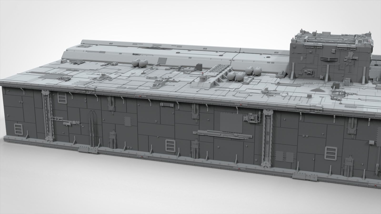 Sci-Fi architecture Elements collection 8 3D model_80