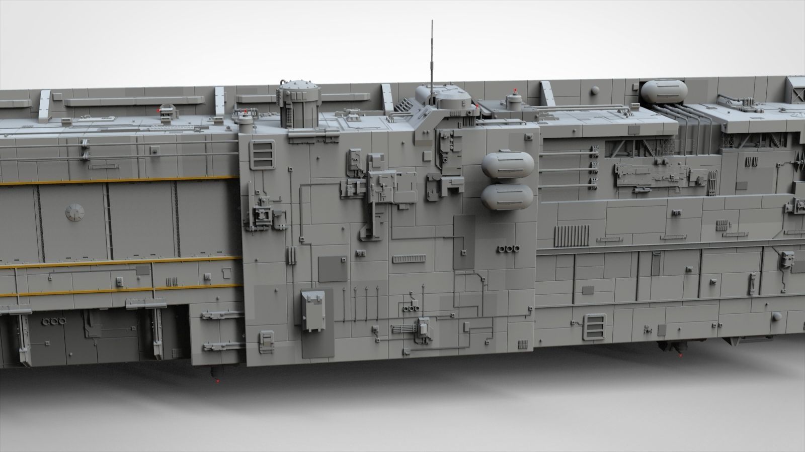 Sci-Fi architecture Elements collection 8 3D model_23