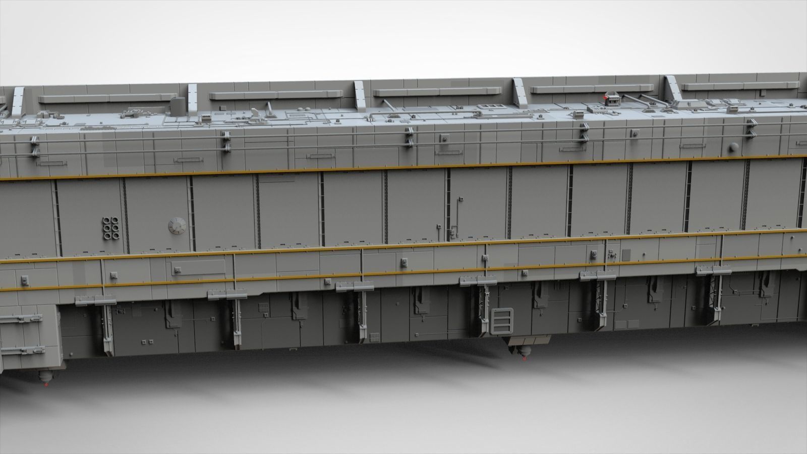 Sci-Fi architecture Elements collection 8 3D model_22