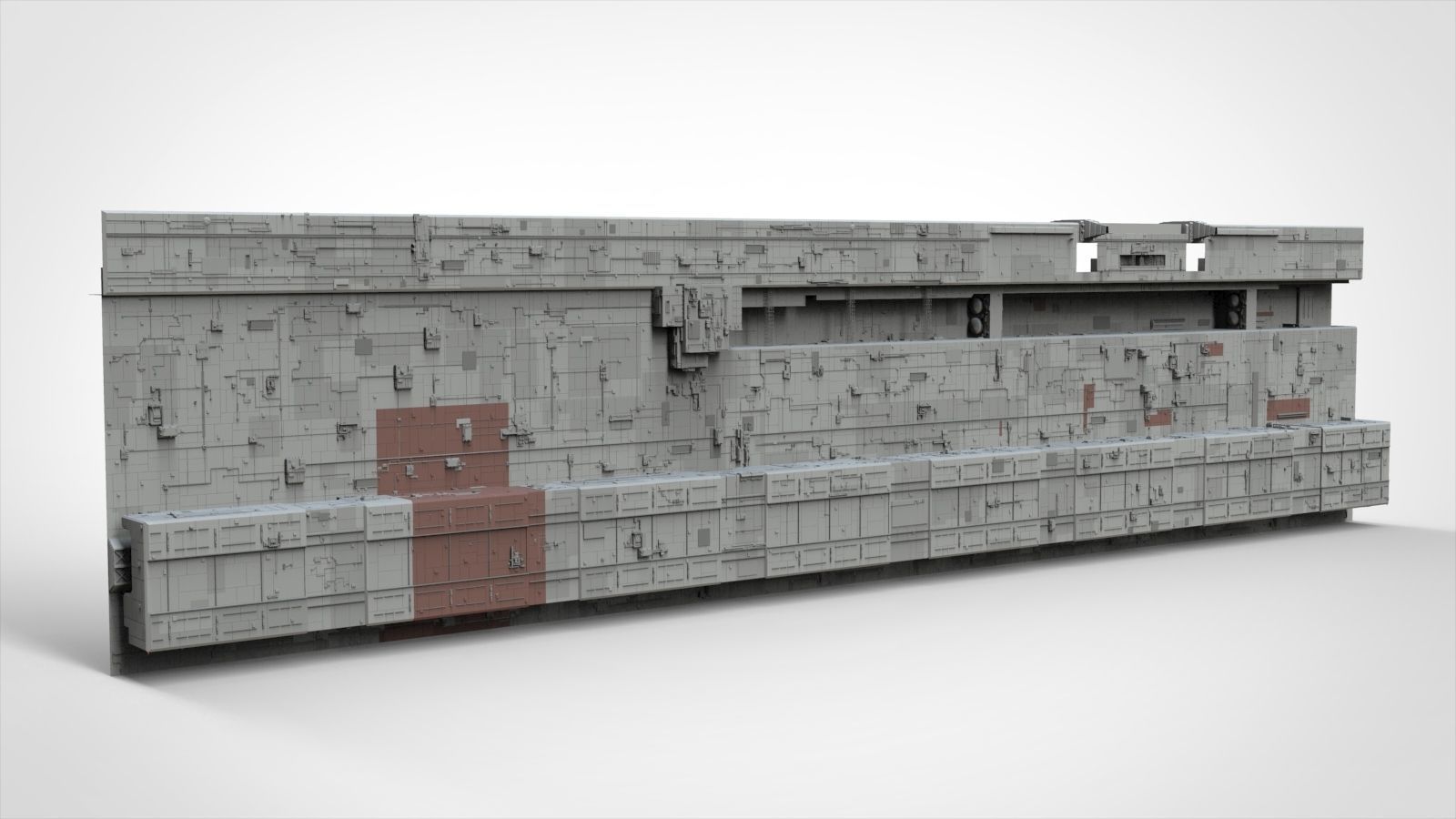 Sci-Fi architecture Elements collection 8 3D model_49