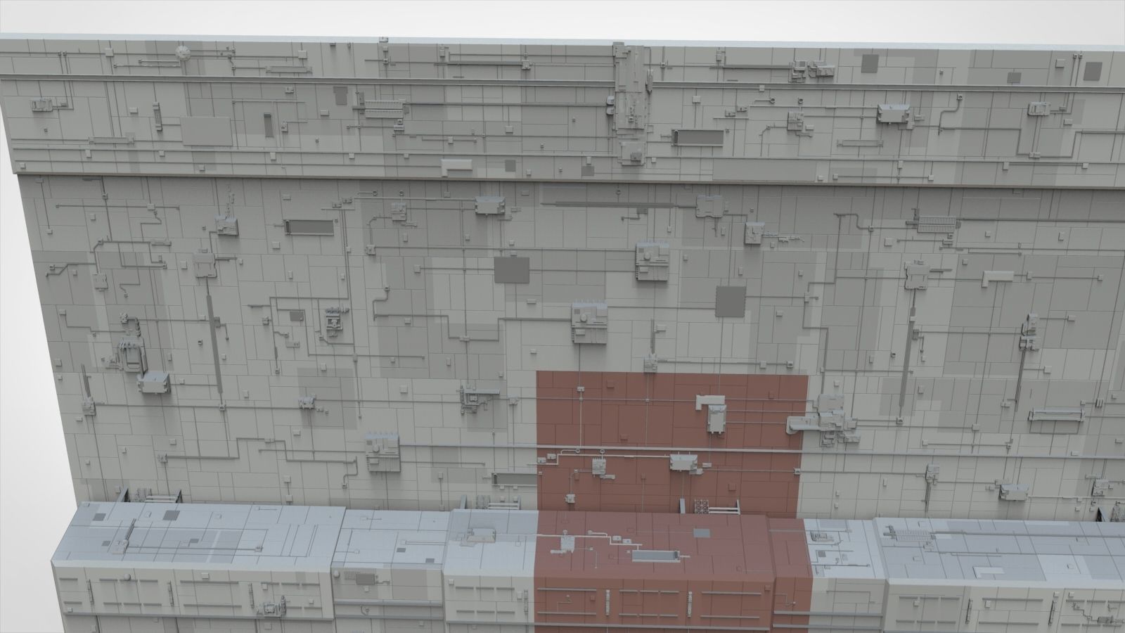 Sci-Fi architecture Elements collection 8 3D model_55