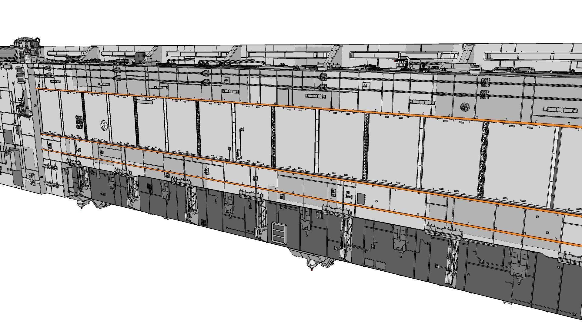 Sci-Fi architecture Elements collection 8 3D model_91