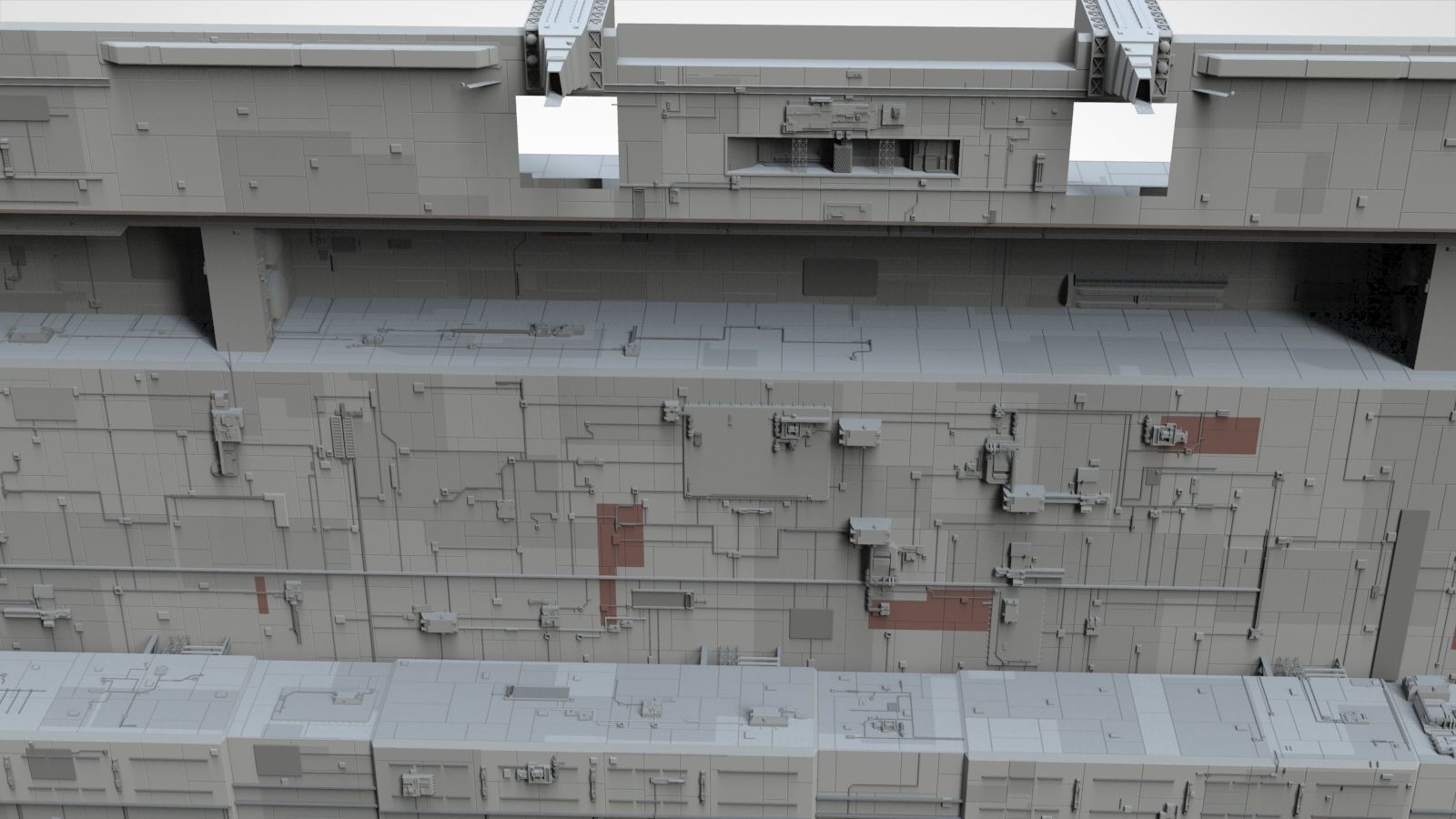 Sci-Fi architecture Elements collection 8 3D model_58