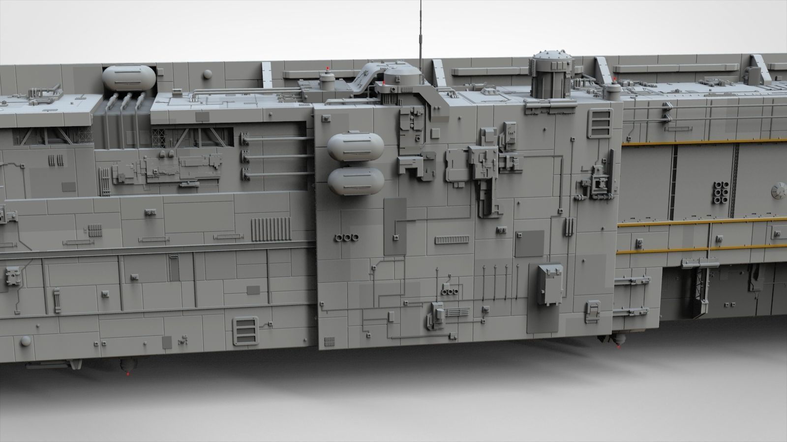 Sci-Fi architecture Elements collection 8 3D model_21